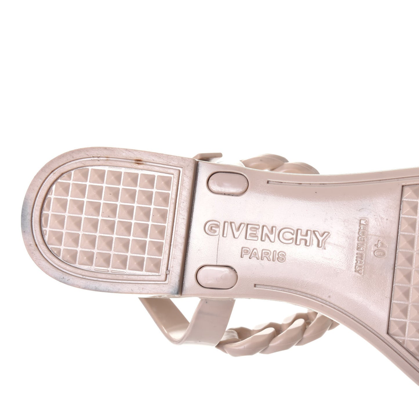 Jelly Chain Nea Sandal Flats 40 Nude