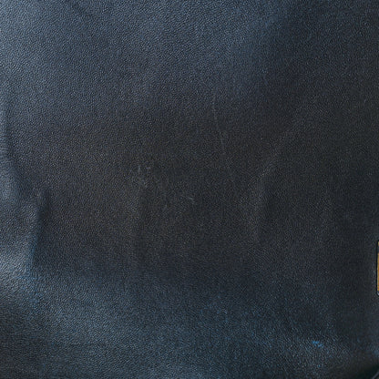 Chanel Lambskin Embossed Medium Boy Cube Flap Navy 11 of 11