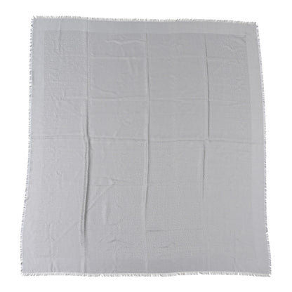Fendi Silk Wool FF Shawl Grey 1 of 4