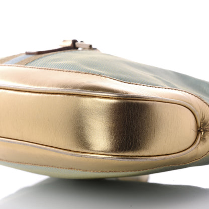 Gucci Metallic Calfskin Jackie O Hobo Gold 6 of 8