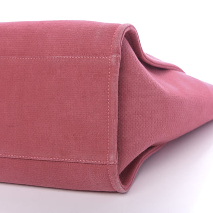 Chanel Canvas Medium Deauville Tote Red 12 of 12