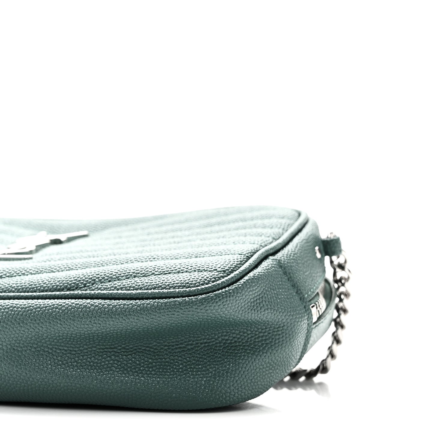 Grain De Poudre Matelasse Monogram Mini Lou Camera Bag Green Field