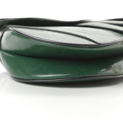Christian Dior Calfskin Saddle Bag Green 9 of 12