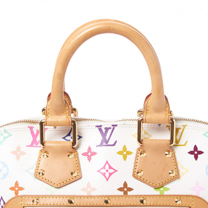Louis Vuitton Monogram Multicolor Alma White 6 of 8