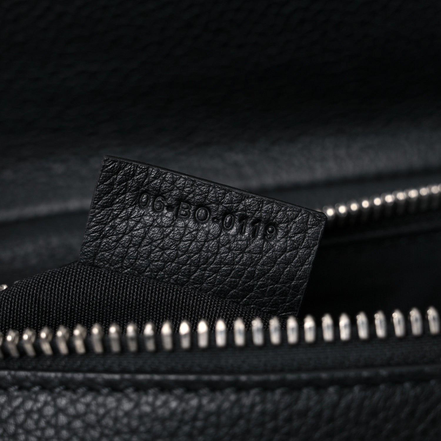 Christian Dior Grained Calfskin Kim Jones Saddle Bag Black 7 of 9