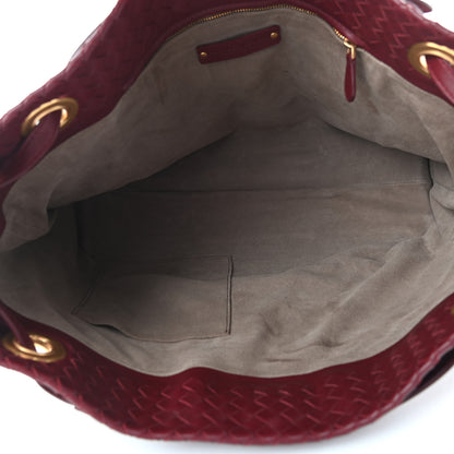 Bottega Veneta Nappa Intrecciato Medium Garda Bag Dark Red 5 of 9