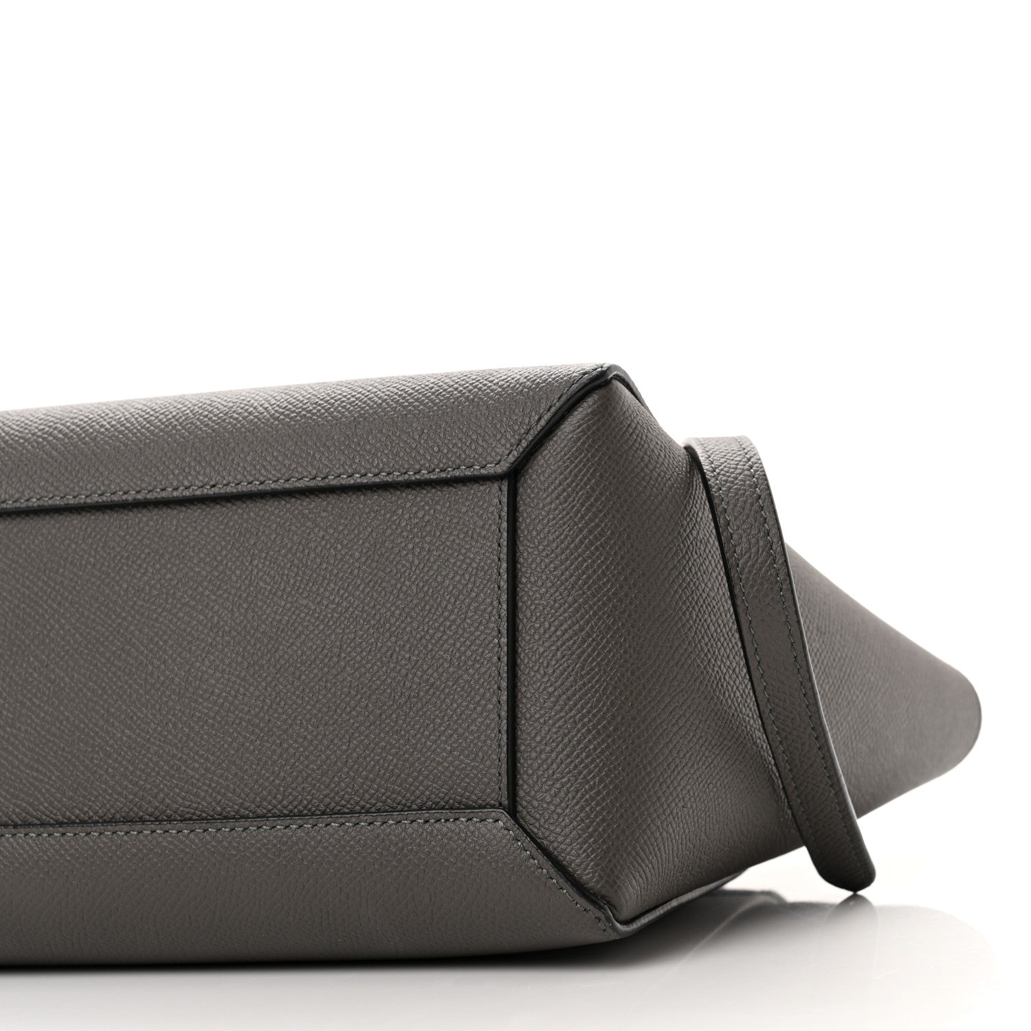 Celine Grained Calfskin Nano Belt Bag Grey 10 of 10