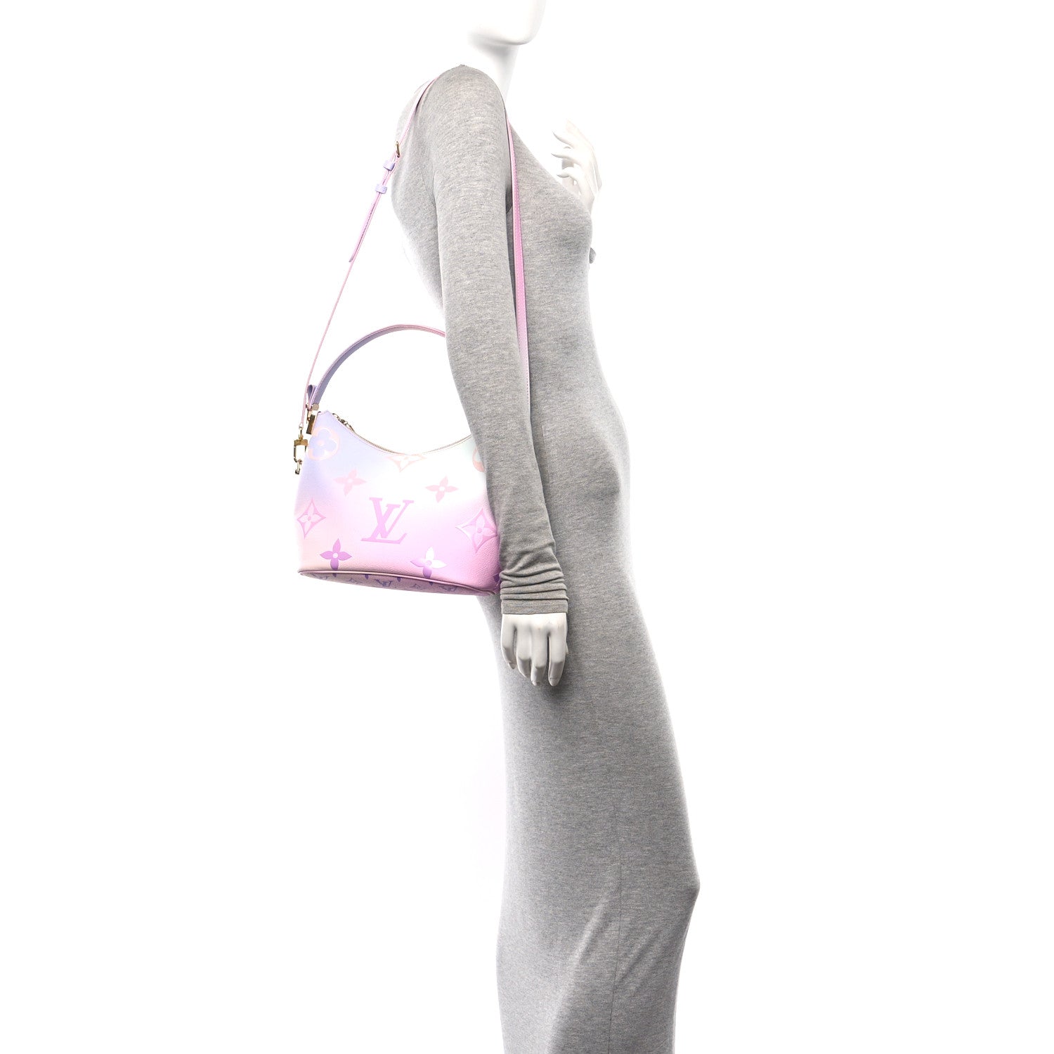 Louis Vuitton Monogram Giant Spring In The City Marshmallow Hobo PM Sunrise Pastel 2 of 11