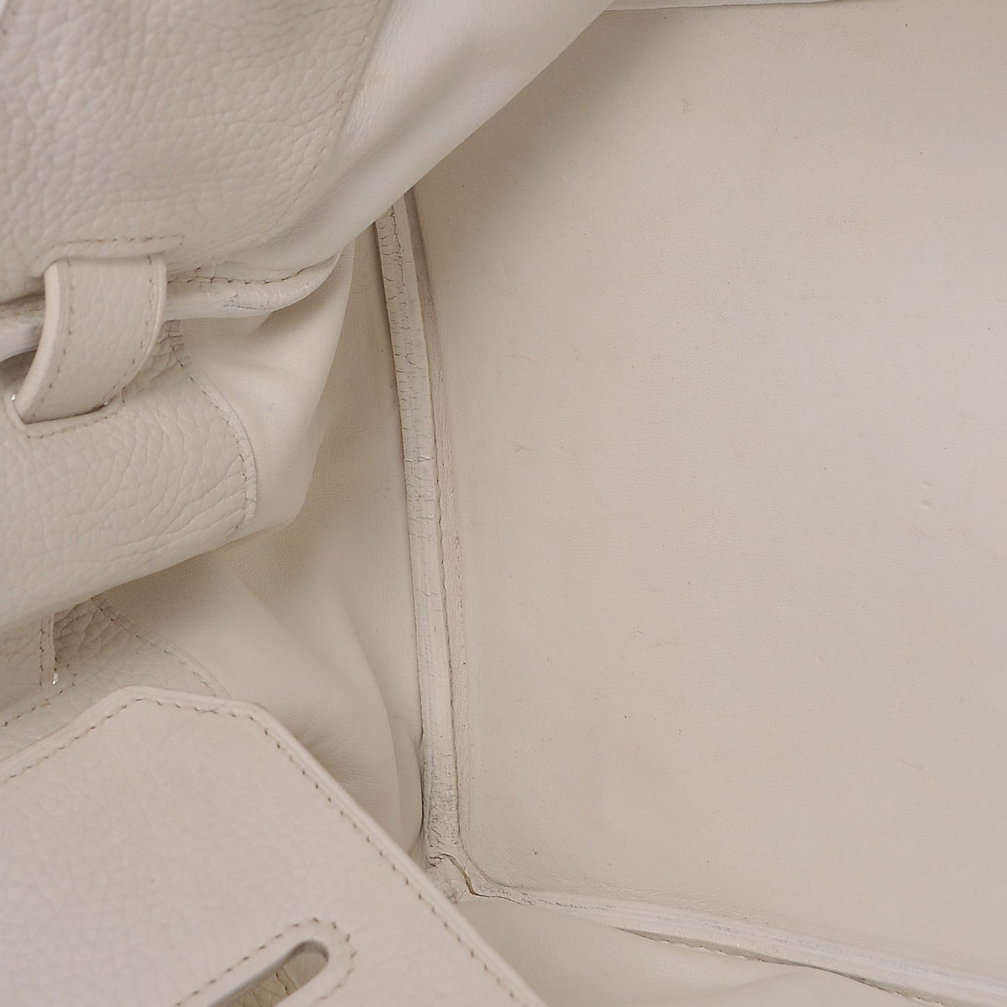 Taurillon Clemence JPG Birkin 42 White