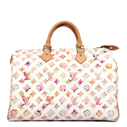 Louis Vuitton Watercolor Aquarelle Speedy 35 White 1 of 19
