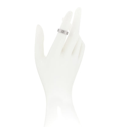 Cartier 18K White Gold 5.5mm LOVE Ring 49 4.75 2 of 4