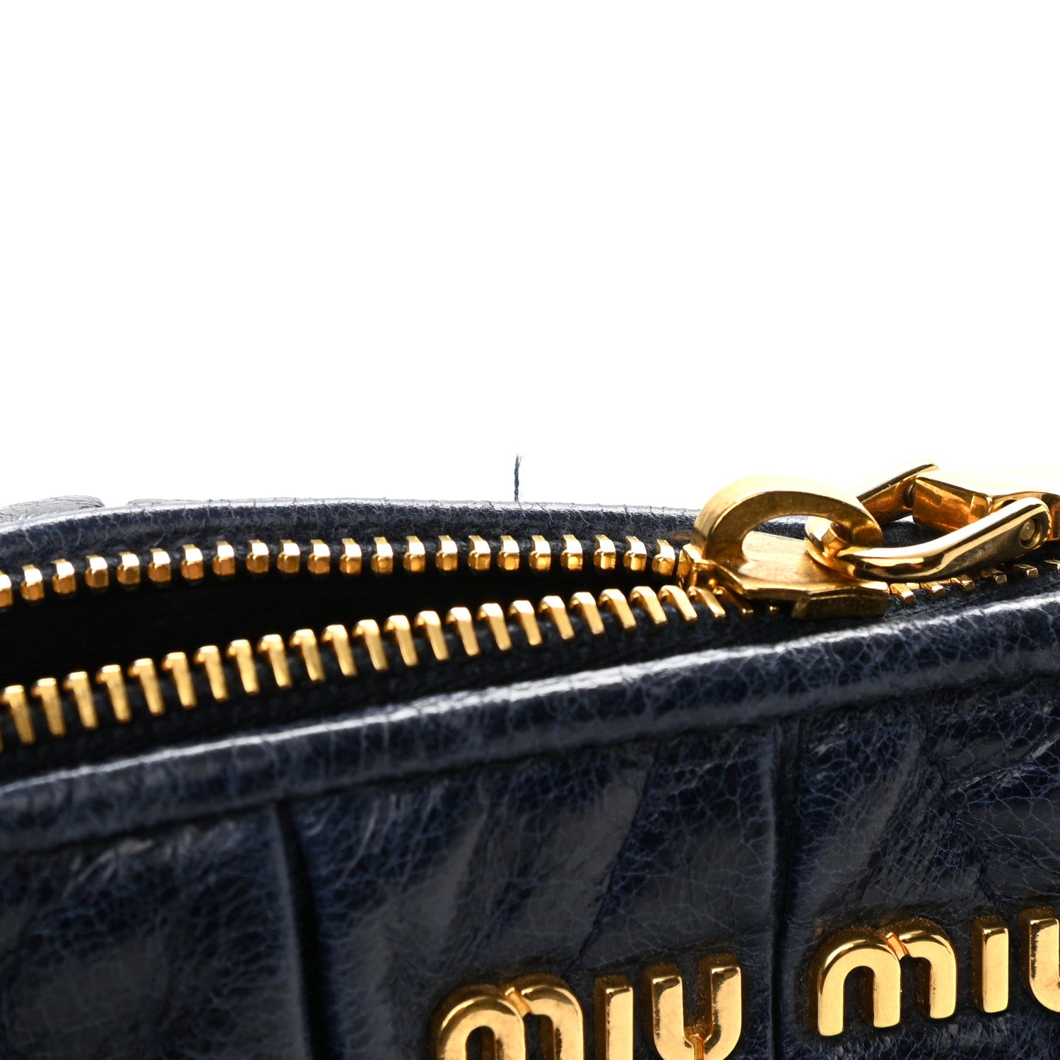 Miu Miu Nappa Matelasse Shopping Tote Inchiostro 11 of 11