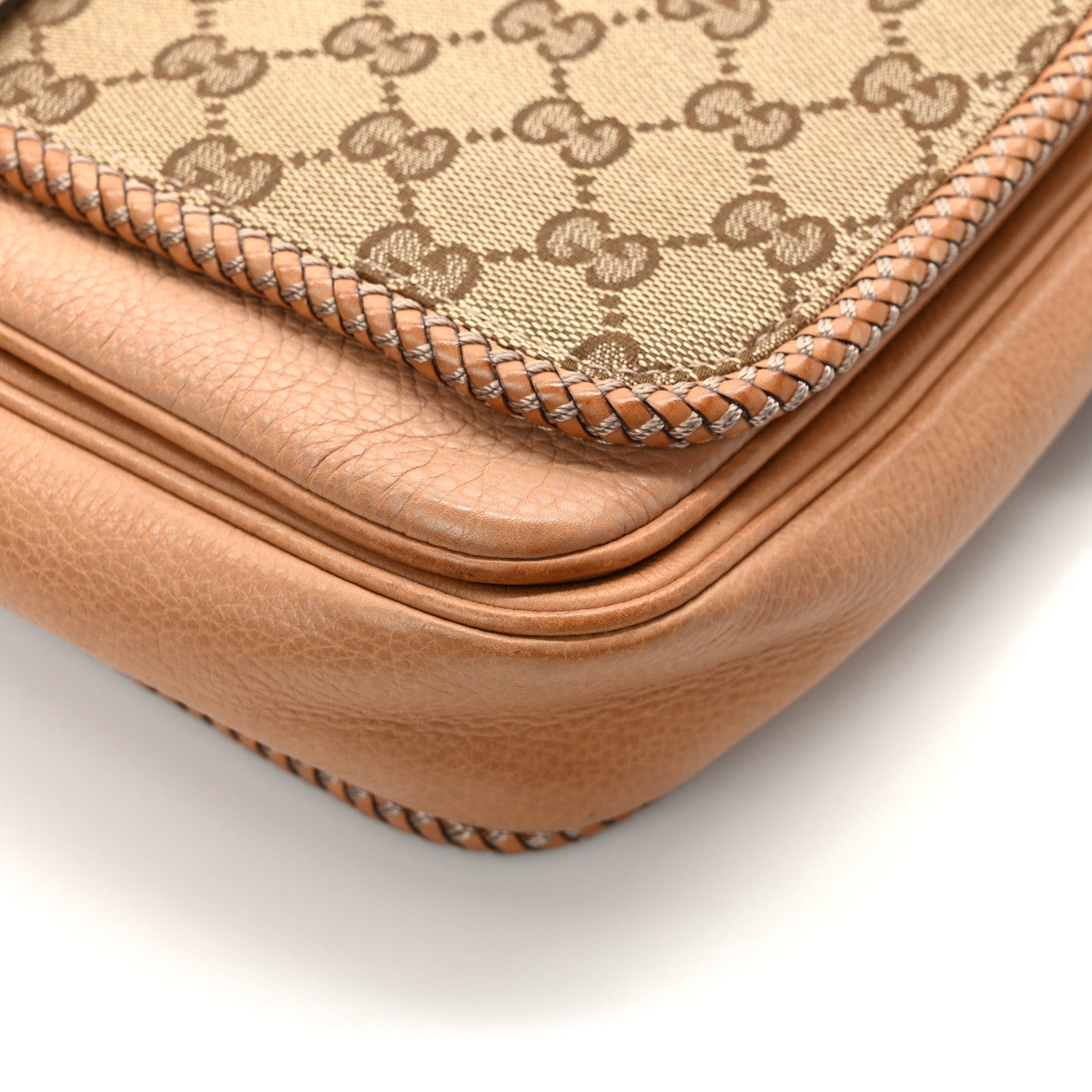 Gucci Monogram Medium Marrakech Flap Messenger Bag Beige Brown 11 of 12