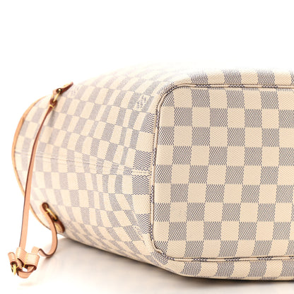 Louis Vuitton Damier Azur Neo Neverfull MM Rose Ballerine 6 of 15