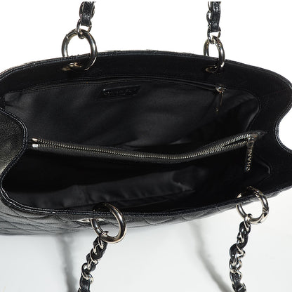 Chanel Caviar Quilted Grand Shopping Tote GST Black 6 of 8