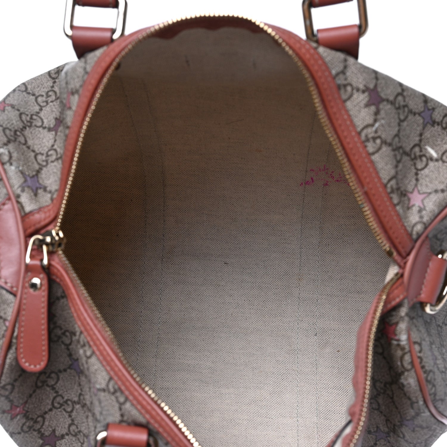 Gucci GG Supreme Stars Medium Joy Boston Pink 5 of 10