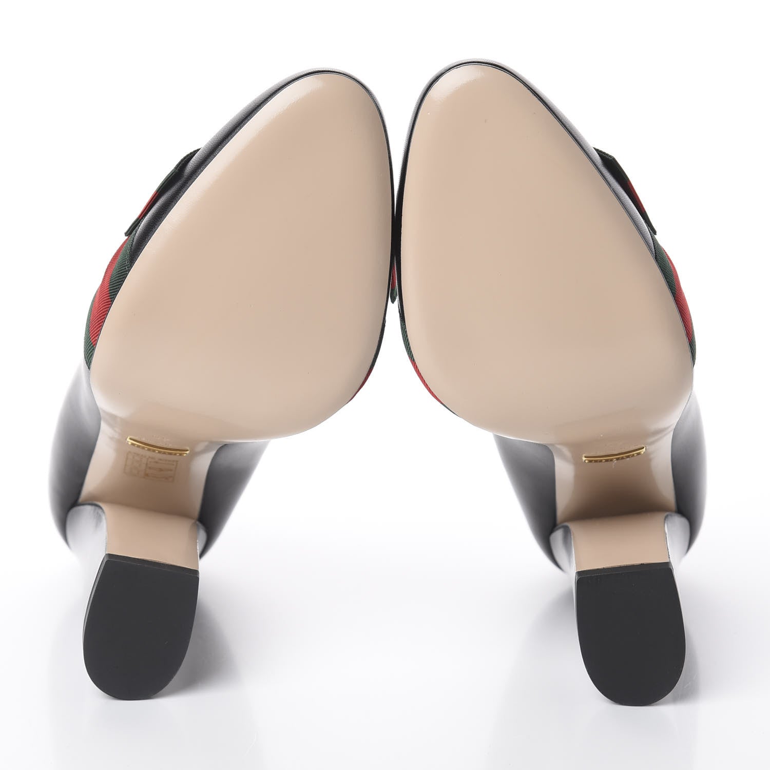 Gucci Calfkin Web Bow Pumps 40 Black 7 of 7