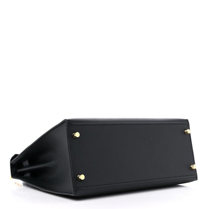 Hermes Epsom Kelly Sellier 28 Black 4 of 11