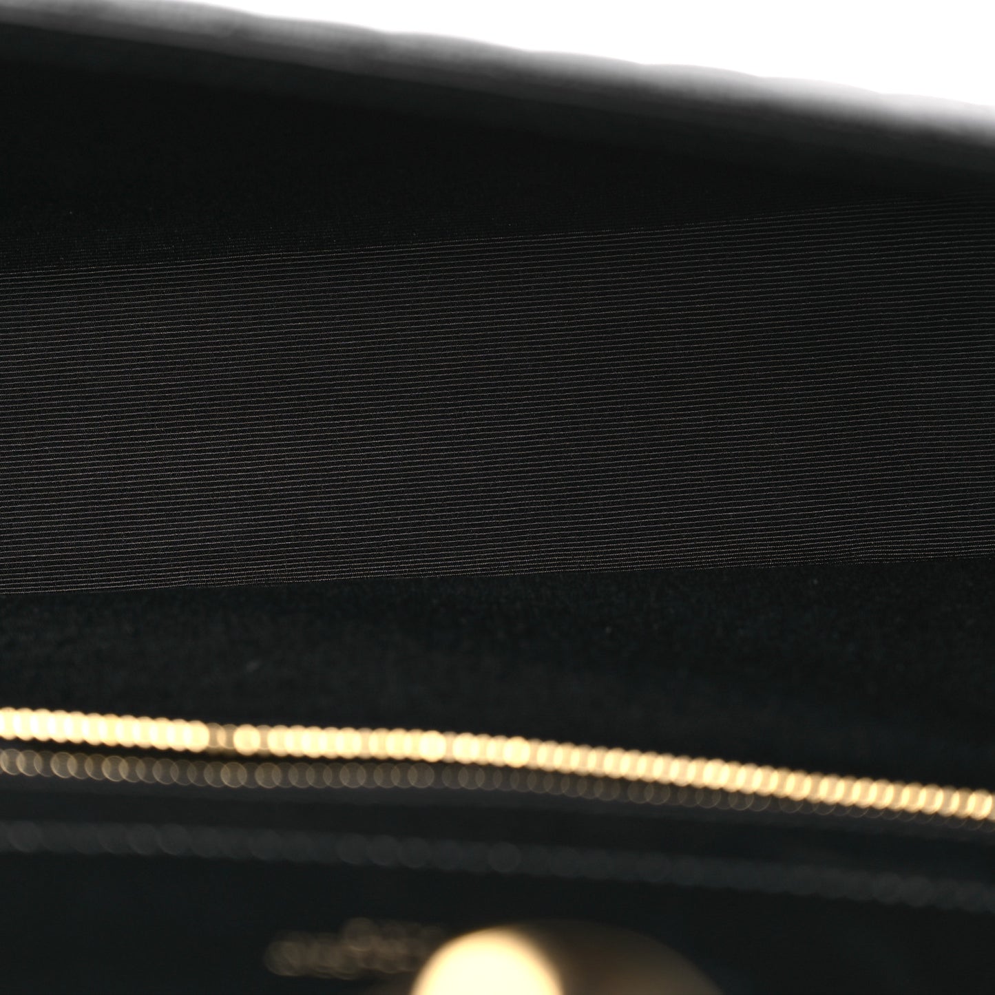 Grain De Poudre Textured Mixed Matelasse Large Triquilt Monogram Satchel Black