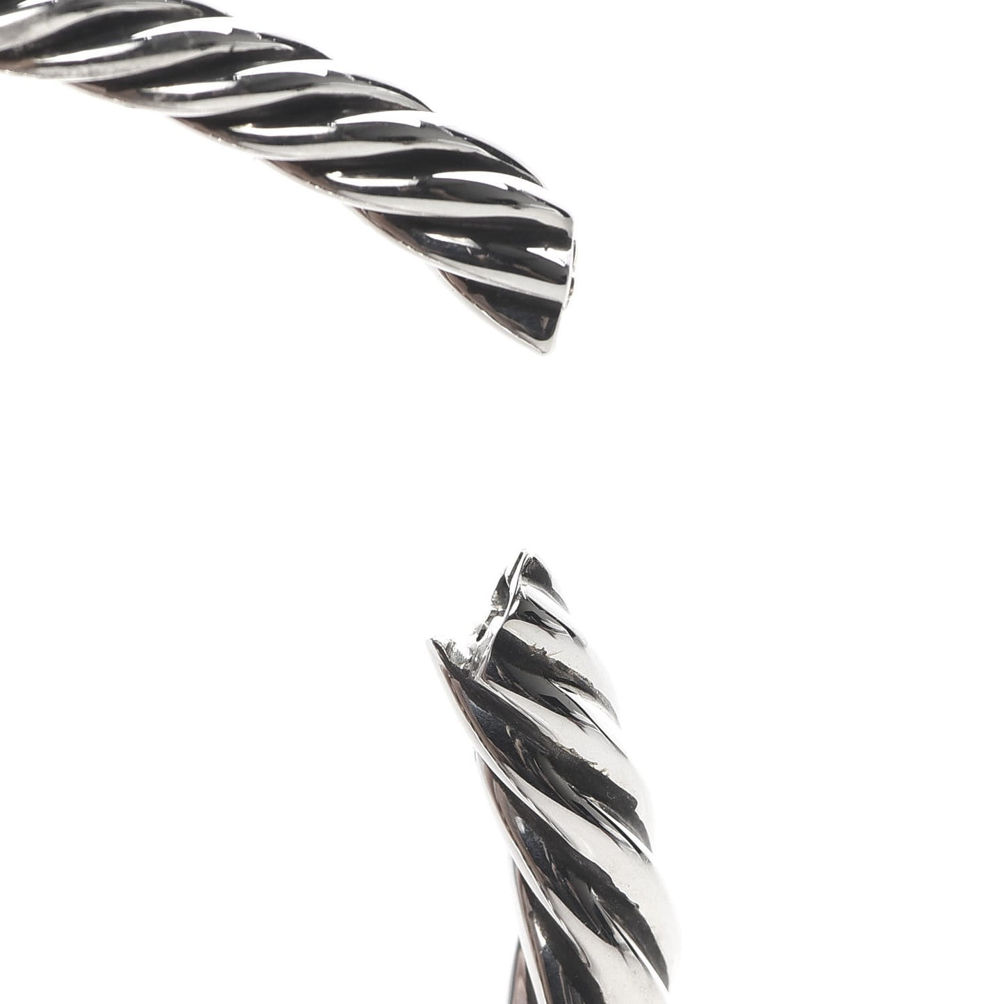 Sterling Silver 17mm Pure Form Cable Bracelet