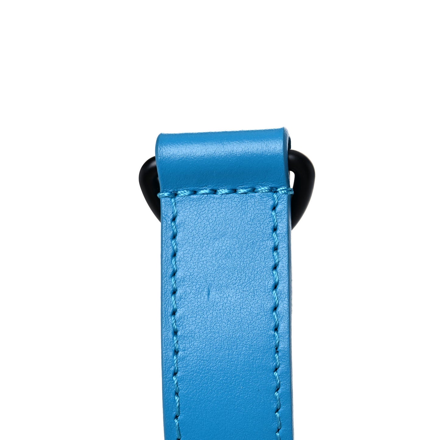 Calfskin Adjustable Shoulder Strap And Luggage Loop Blue