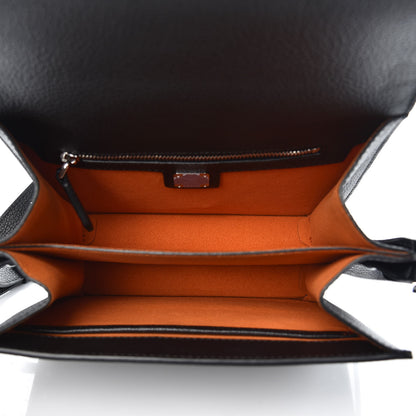MCM Calfskin Studded Outline Patricia Shoulder Bag Black 5 of 9