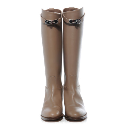 Hermes Swift Kelly Jumping Boots Etoupe 36 2 of 6