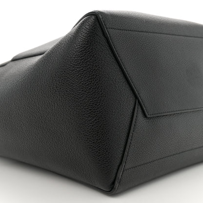 Celine Soft Grained Calfskin Sangle Bucket Bag Black 8 of 9