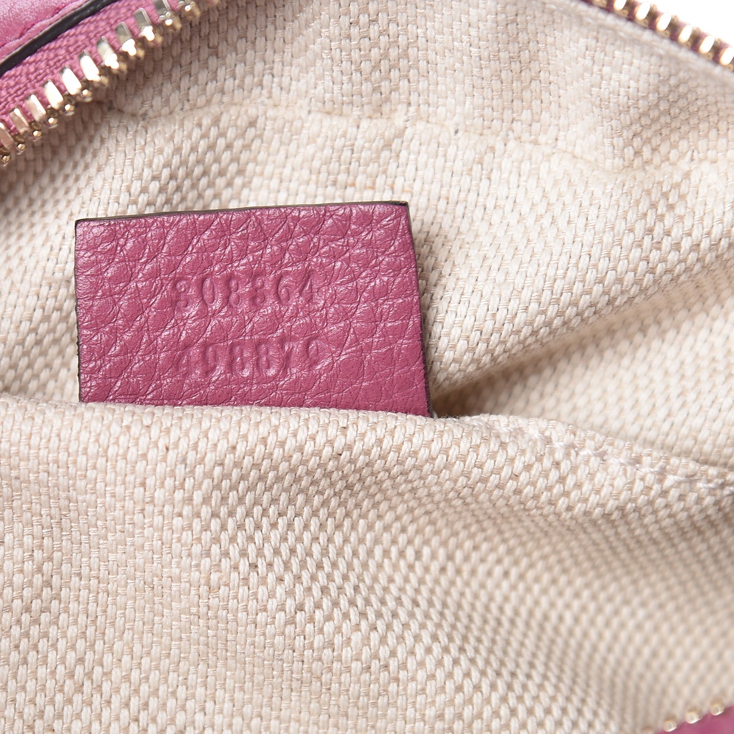 Gucci Pebbled Calfskin Small Soho Disco Bag Peonia Flower 7 of 10