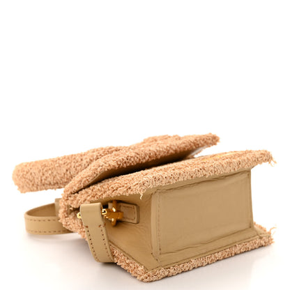 Jacquemus Raffia Calfskin Le Chiquito Beige 4 of 9