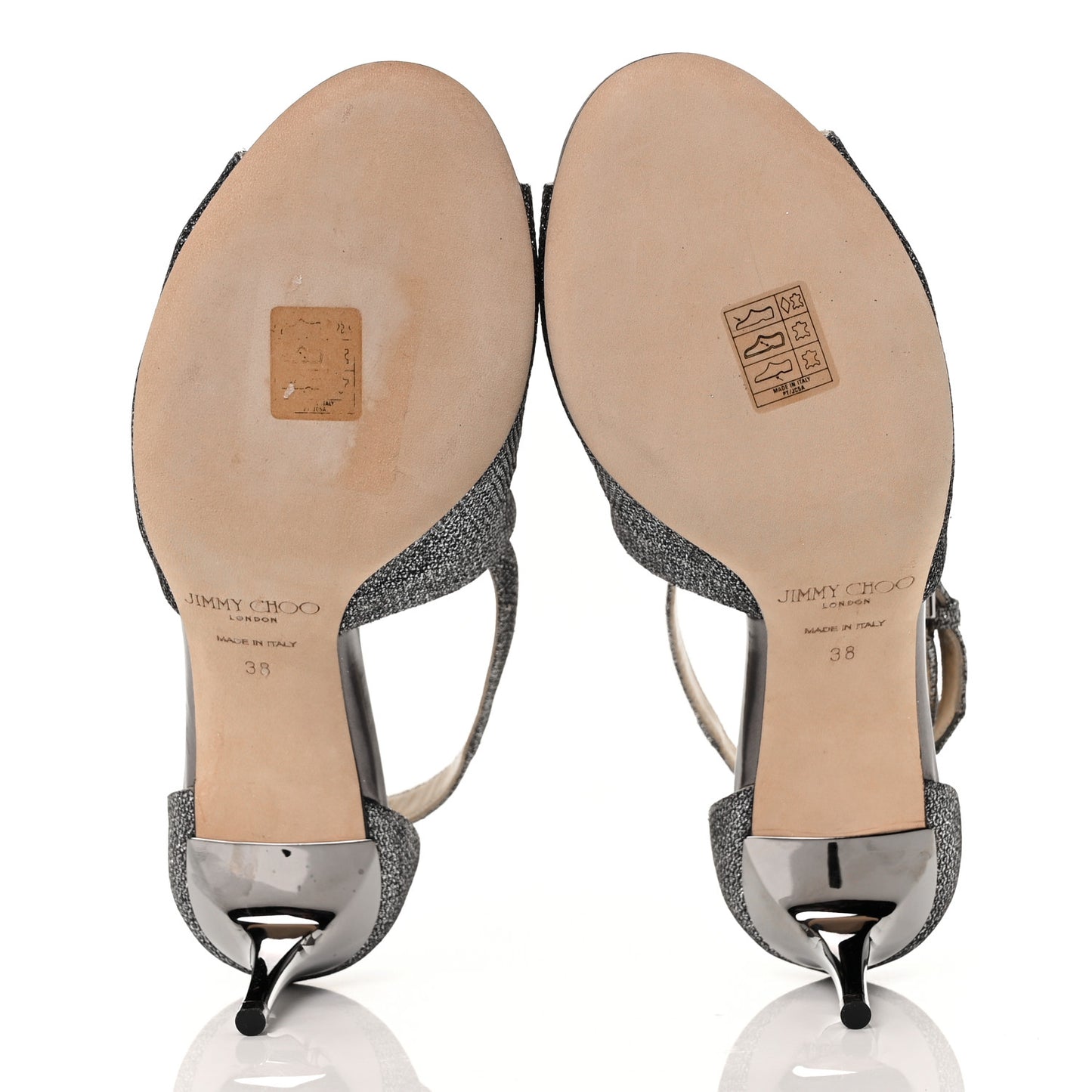Dusty Glitter Emily 65 Sandals 38 Anthracite