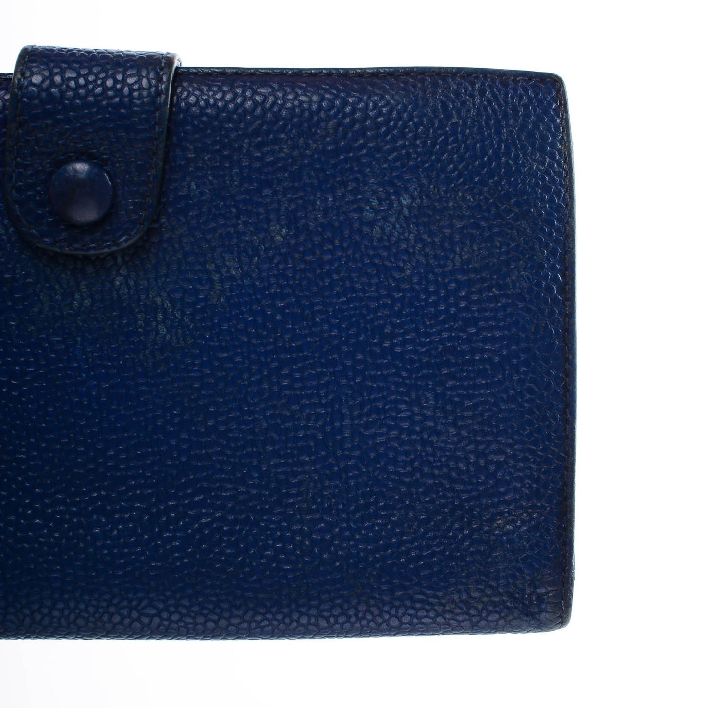Caviar CC Wallet Clutch Blue