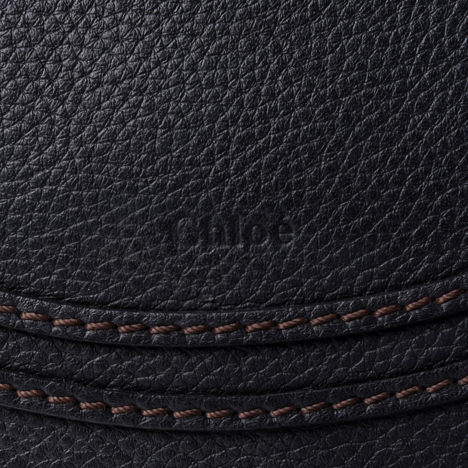 Chloe Calfskin Medium Marcie Round Crossbody Bag Black 9 of 11