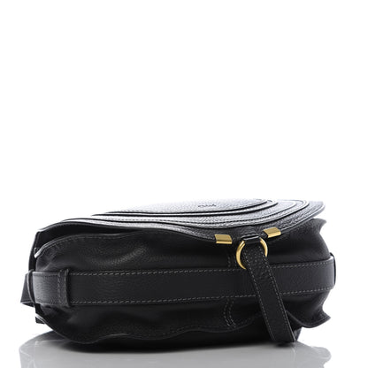 Chloe Calfskin Medium Marcie Round Crossbody Bag Black 4 of 10