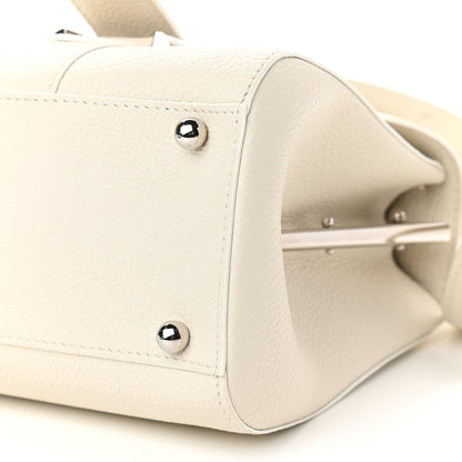 Delvaux Grained Calfskin Mini Brillant Satchel Ivory 8 of 8