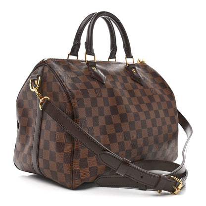 Louis Vuitton Damier Ebene Speedy Bandouliere 30 3 of 13