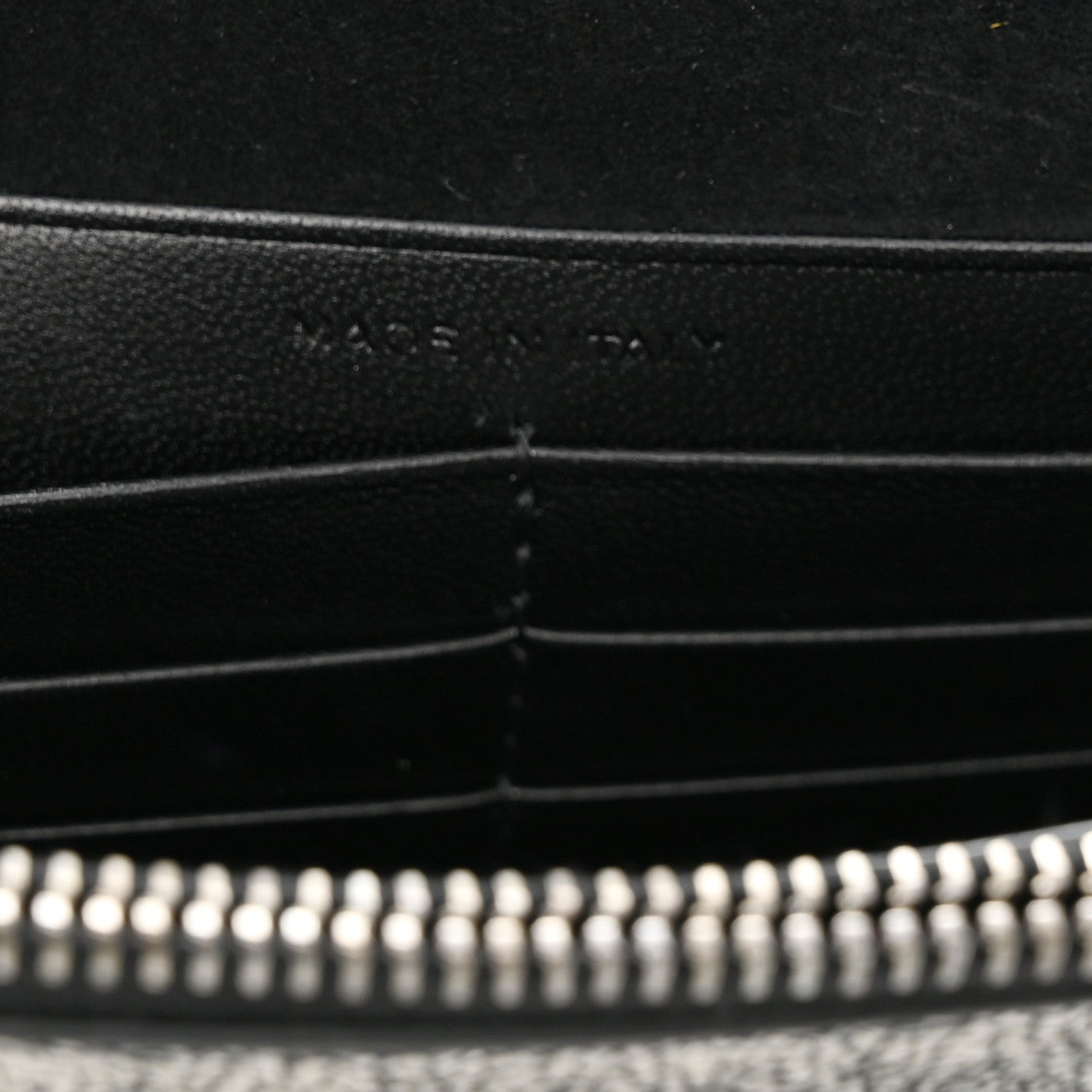 Saint Laurent Metallic Calfskin Classic Monogram Kate Tassel Chain Wallet Gun Metal 6 of 10