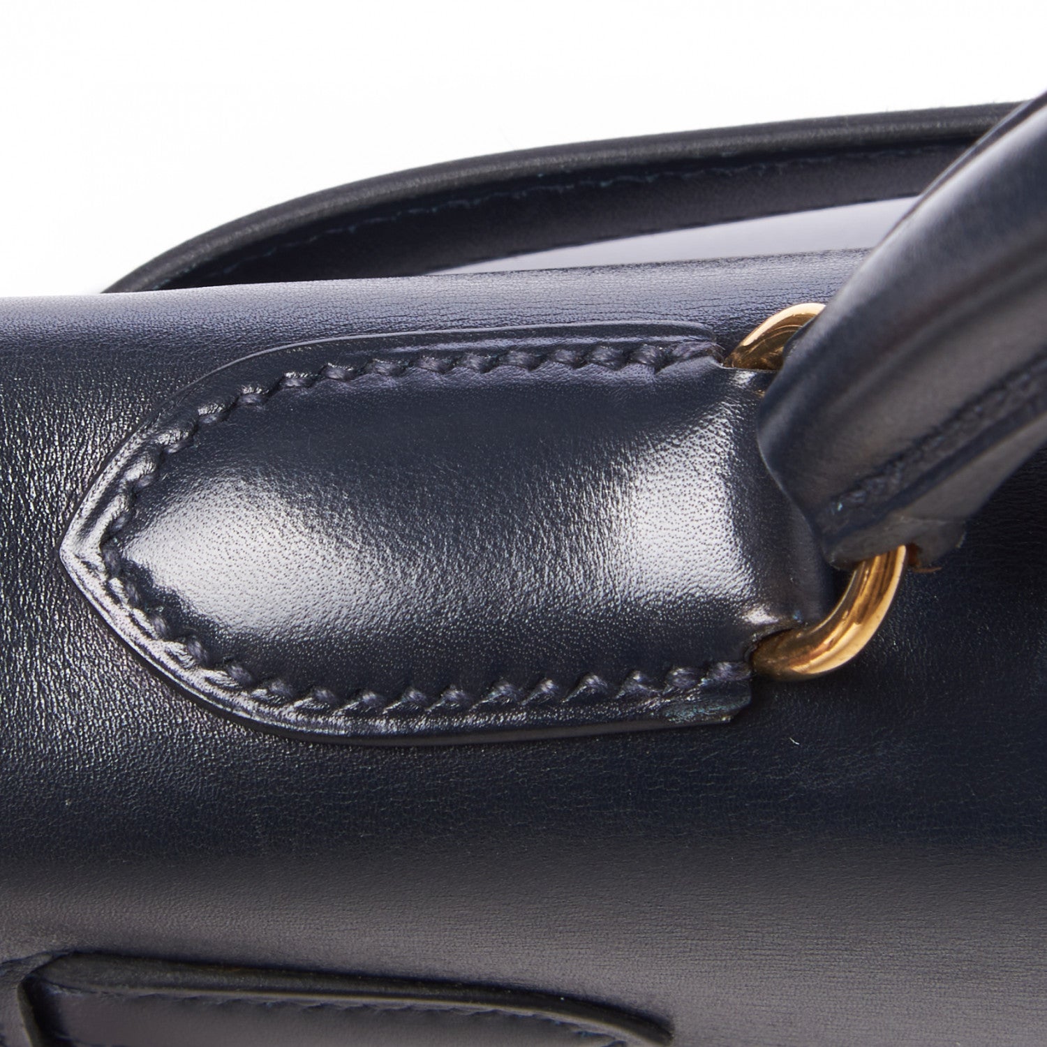 Hermes Box Kelly Retourne 32 Indigo 8 of 40