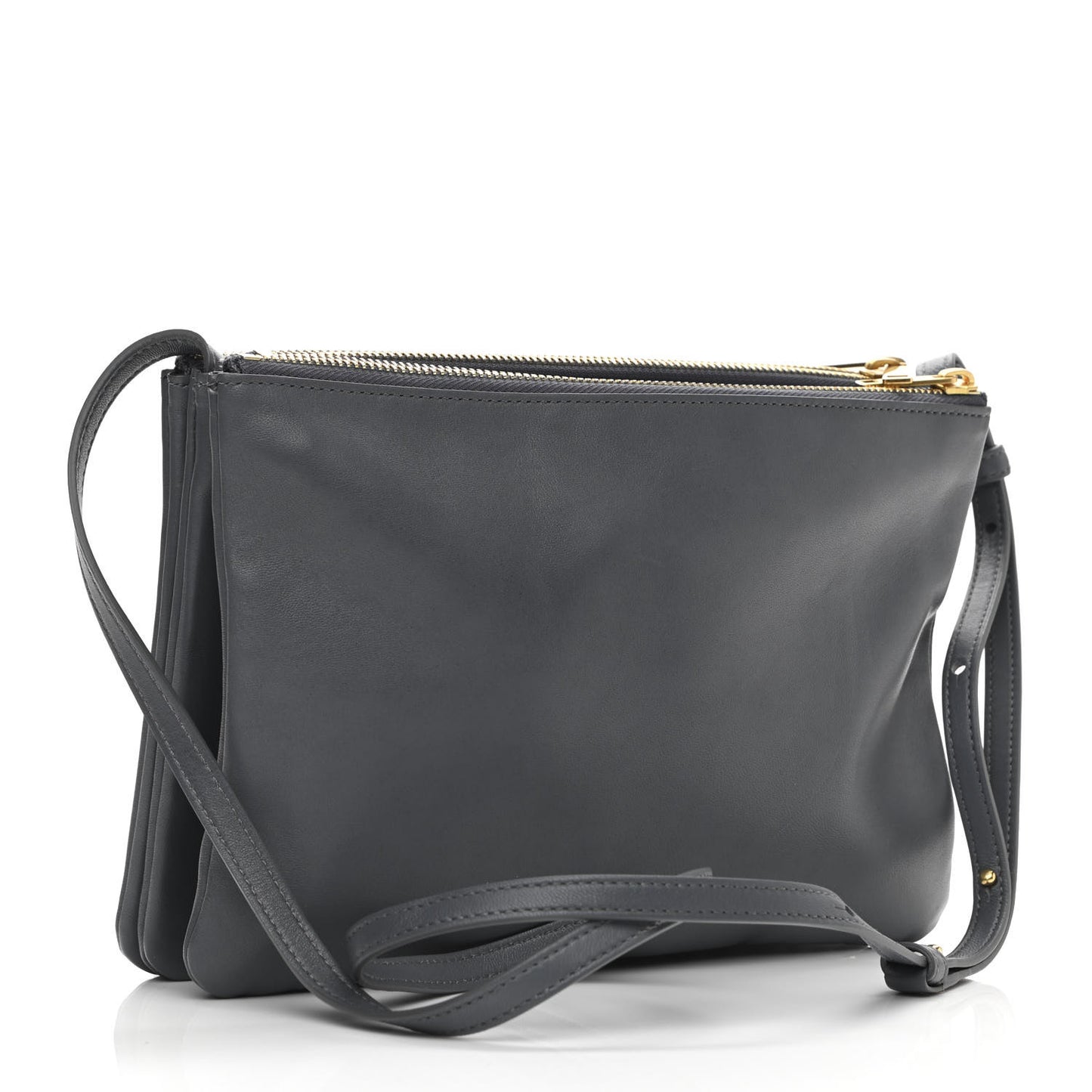 Lambskin Large Trio Crossbody Bag Storm