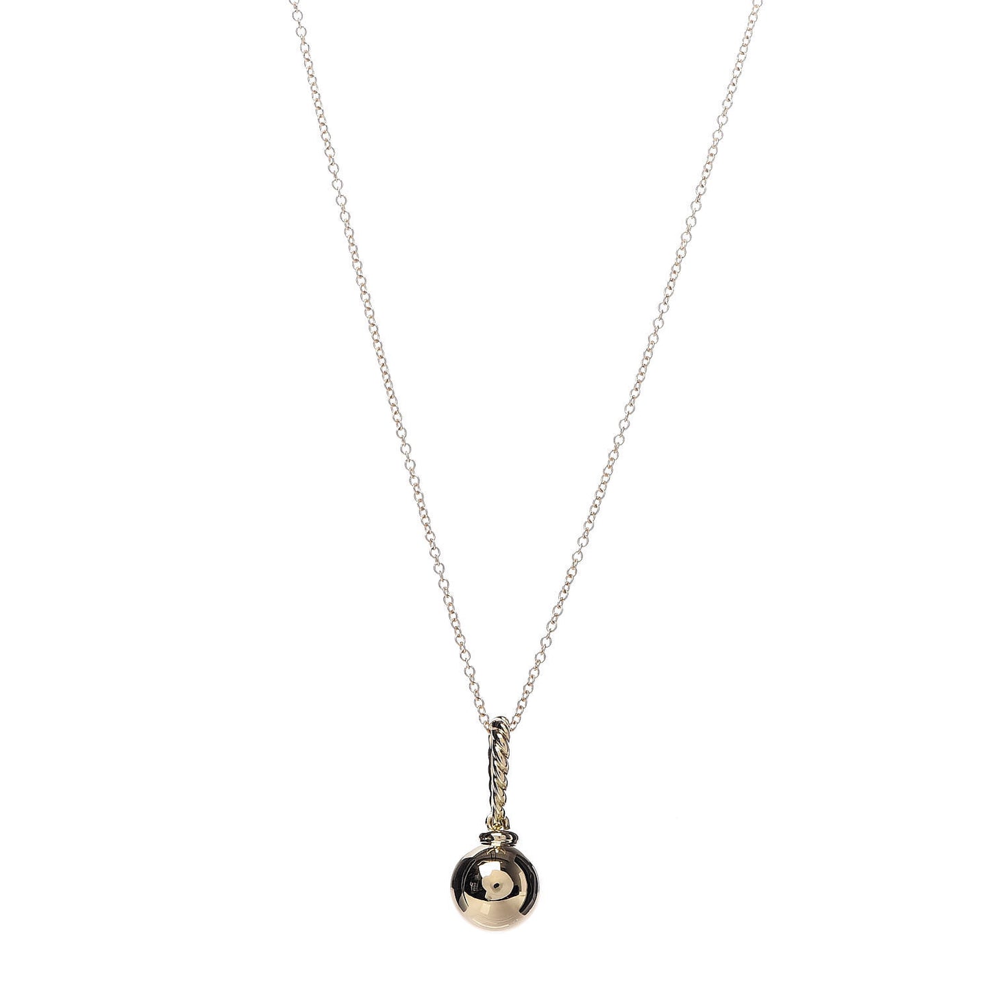 18K Yellow Gold Solari Drop Necklace