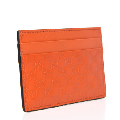 Gucci Microguccissima Card Holder Sun Orange 3 of 7