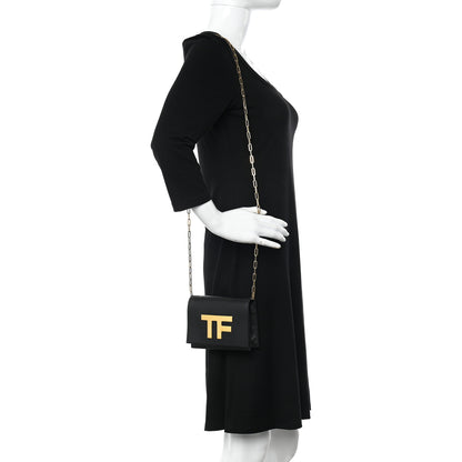 Tom Ford Calfskin Icon Disco Bag Black 2 of 12