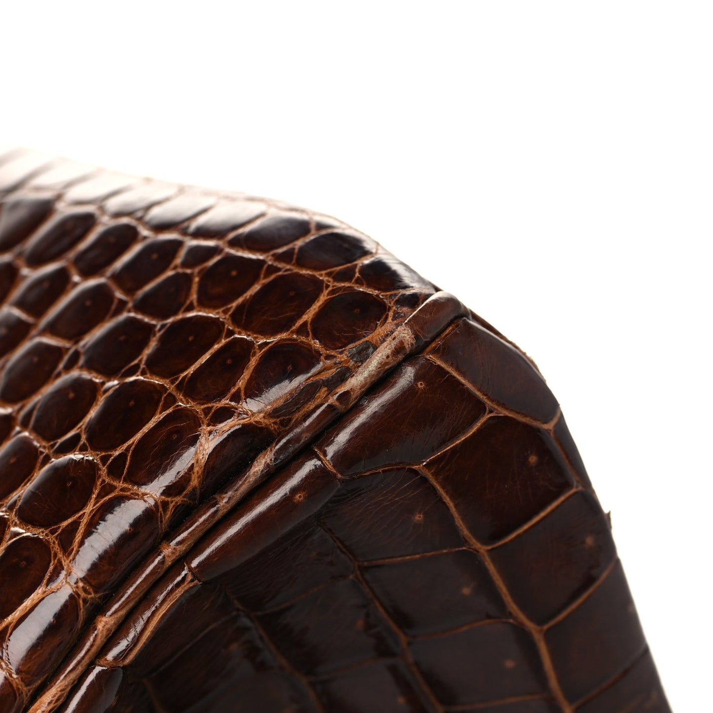 Shiny Porosus Crocodile Birkin 35 Miel