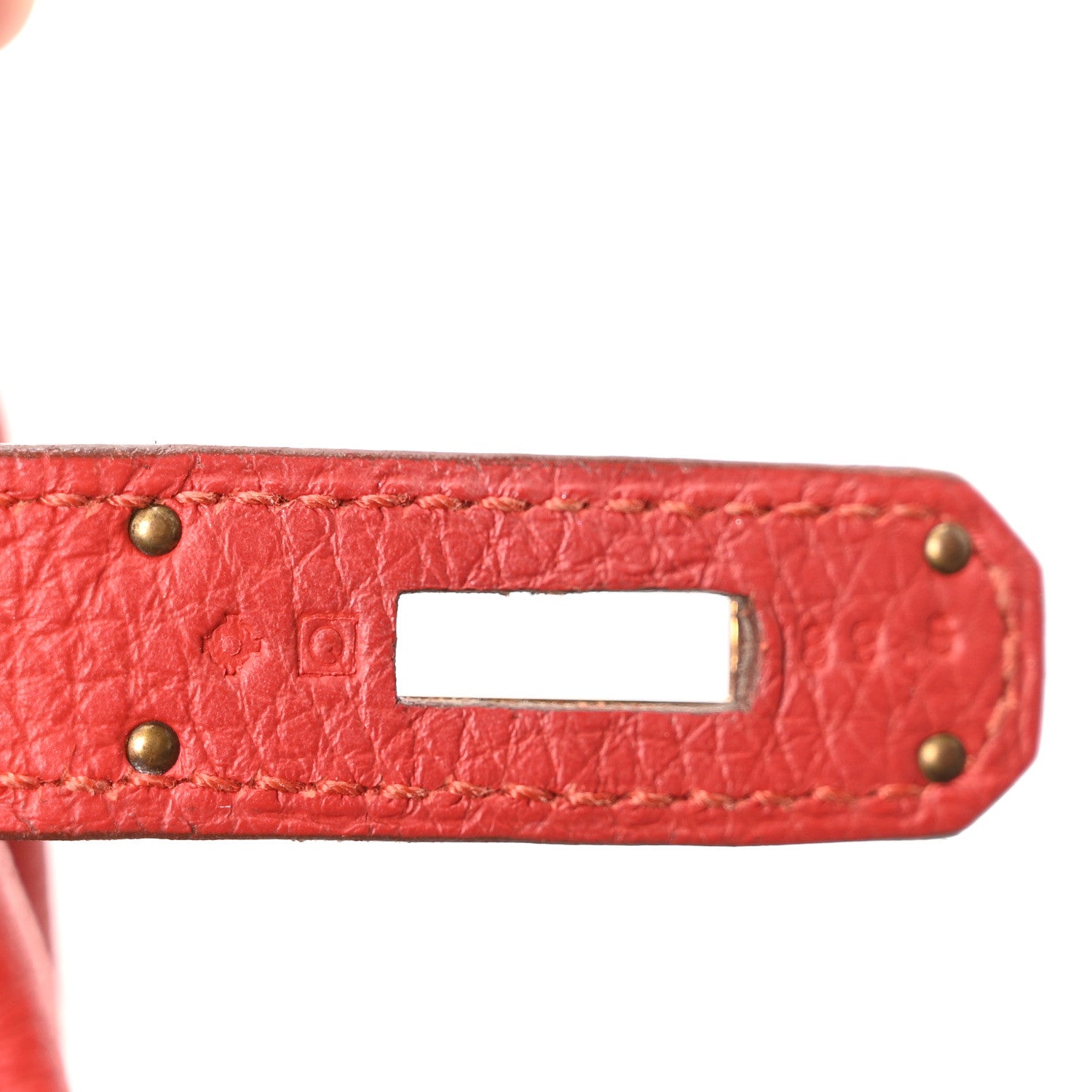 Hermes Taurillon Clemence Birkin 30 Rouge Casaque 7 of 10