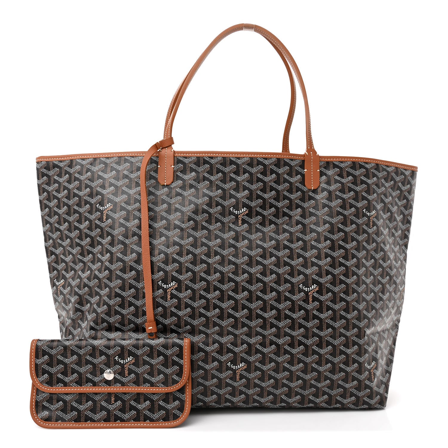 Goyard Goyardine Saint Louis GM Black Gold 3 of 10