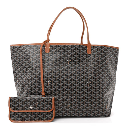 Goyard Goyardine Saint Louis GM Black Gold 3 of 10