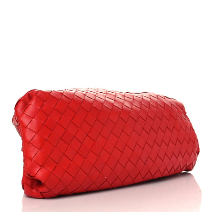 Bottega Veneta Nappa Maxi Intrecciato The Pouch Oversized Clutch Bright Red 5 of 10