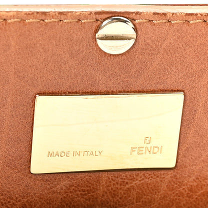 Fendi Crinkled Lambskin Mia Tote Camel 8 of 11
