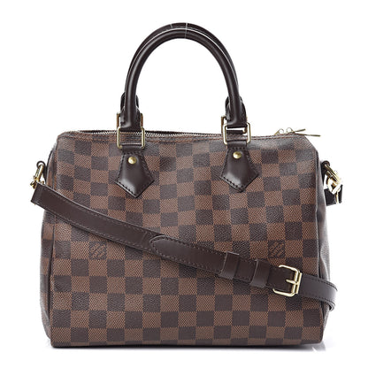 Louis Vuitton Damier Ebene Speedy Bandouliere 25 1 of 10