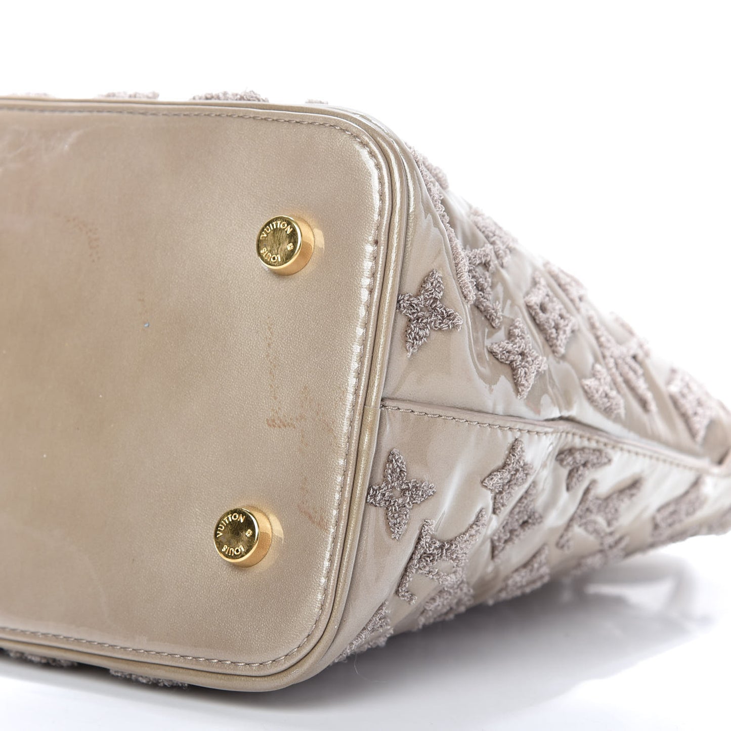 Patent Lambskin Fascination Lockit Gris